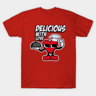 DELICIUS WITH LOVE CARTOON T-Shirt